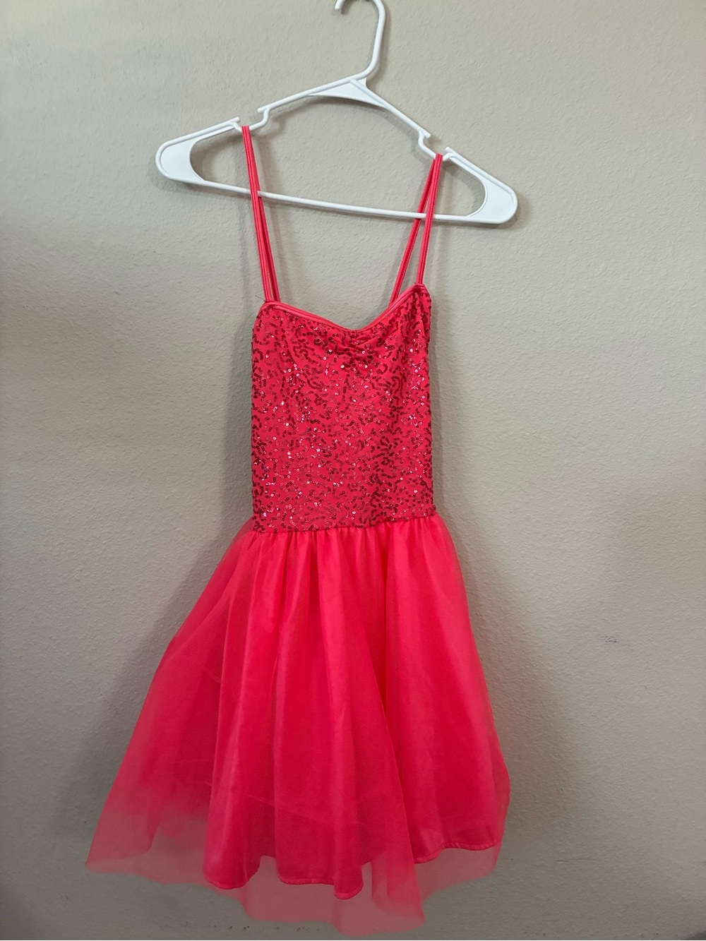 Women’s  Red Sparkle Tulle Costume Dress